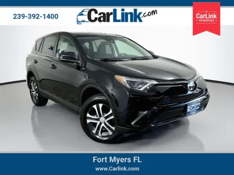 Black 2017 Toyota RAV4 LE for sale in Fort Myers, FL