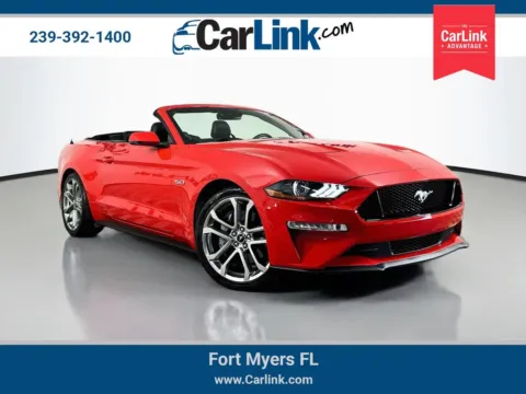 Red 2018 Ford Mustang GT Premium for sale in Fort Myers, FL
