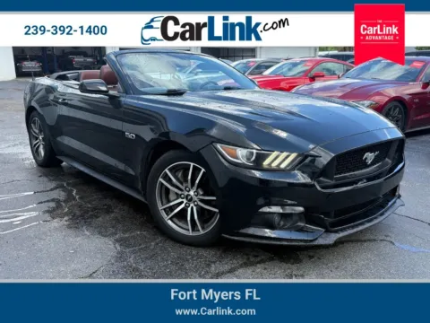 Black 2017 Ford Mustang GT Premium for sale in Fort Myers, FL