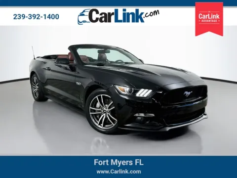 Black 2017 Ford Mustang GT Premium for sale in Fort Myers, FL