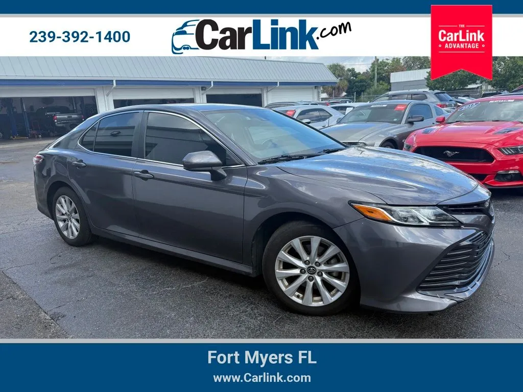 Gray 2020 Toyota Camry LE for sale in Fort Myers, FL
