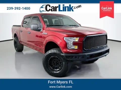 Red 2016 Ford F-150 XLT for sale in Fort Myers, FL