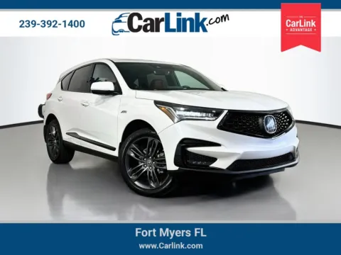 White 2021 Acura RDX A-Spec Package for sale in Fort Myers, FL
