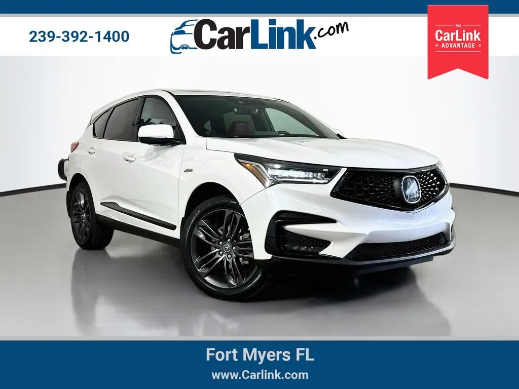 White 2021 Acura RDX A-Spec Package for sale in Fort Myers, FL