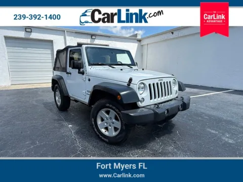 White 2018 Jeep Wrangler JK Sport for sale in Fort Myers, FL