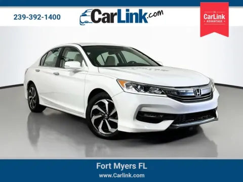 White 2016 Honda Accord EX for sale in Fort Myers, FL