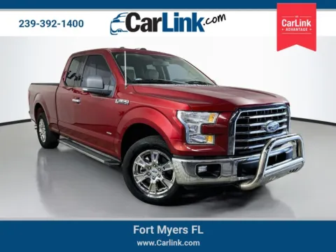 Red 2017 Ford F-150 XLT for sale in Fort Myers, FL