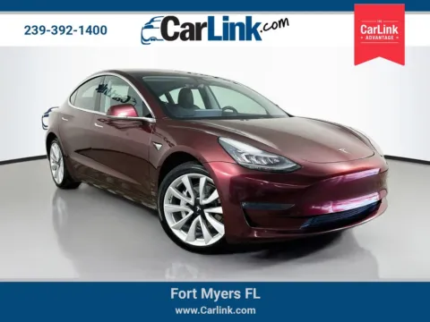 Red 2019 Tesla Model 3 Long Range for sale in Fort Myers, FL