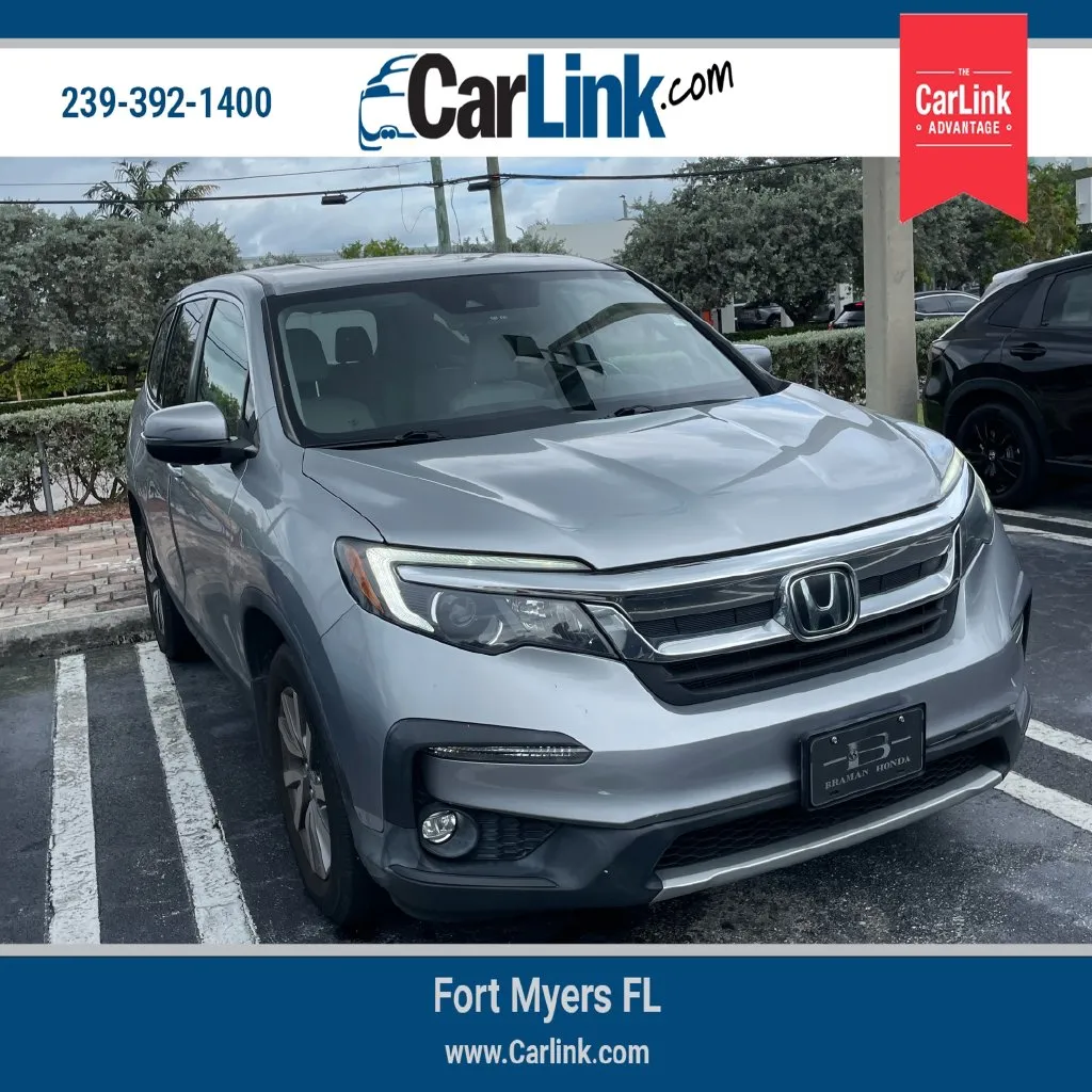 Silver 2021 Honda Pilot EX-L for sale in Fort Myers, FL