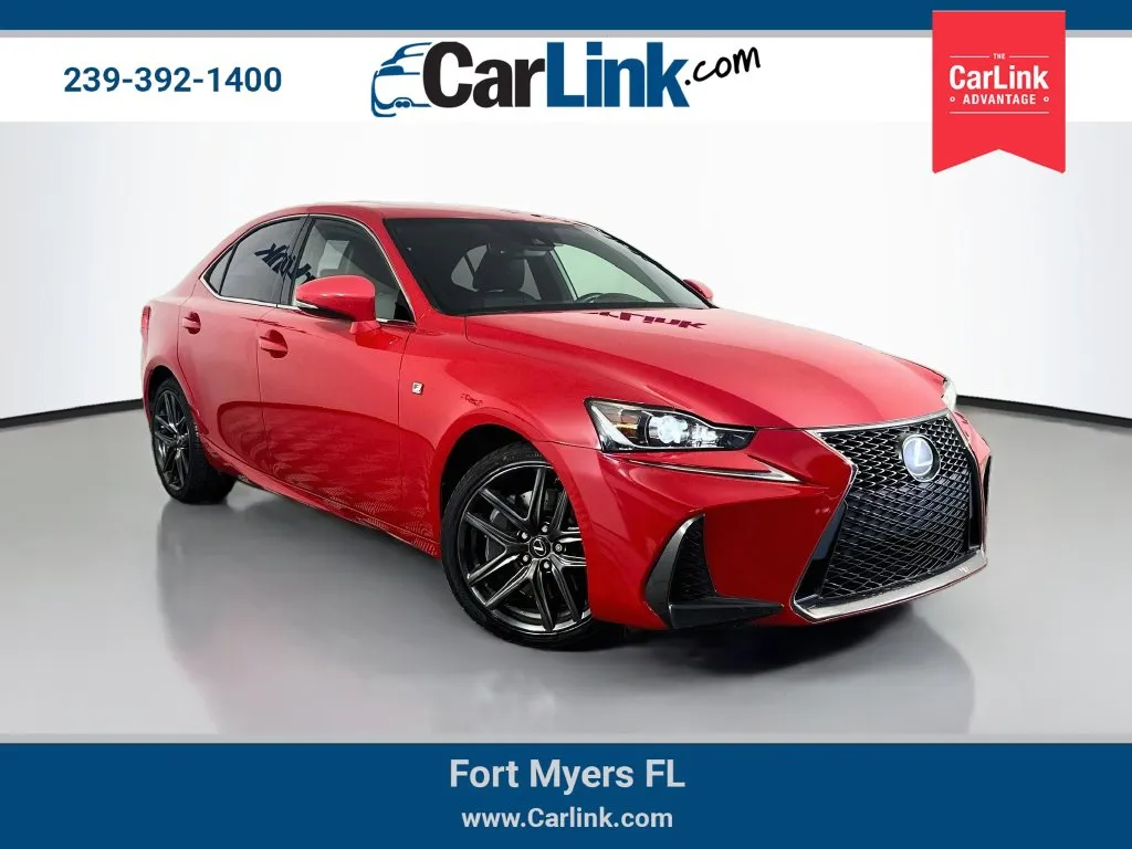 Red 2018 Lexus IS 300 for sale in Fort Myers, FL