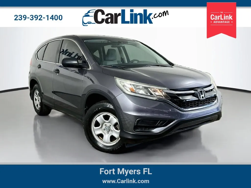 Gray 2016 Honda CR-V LX for sale in Fort Myers, FL