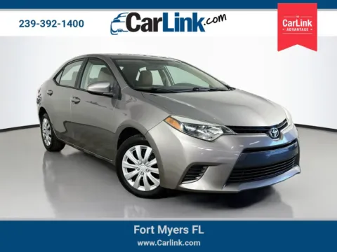 Brown 2015 Toyota Corolla LE for sale in Fort Myers, FL