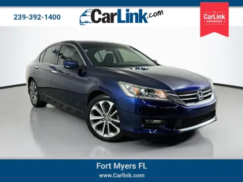 Blue 2015 Honda Accord Sport for sale in Fort Myers, FL