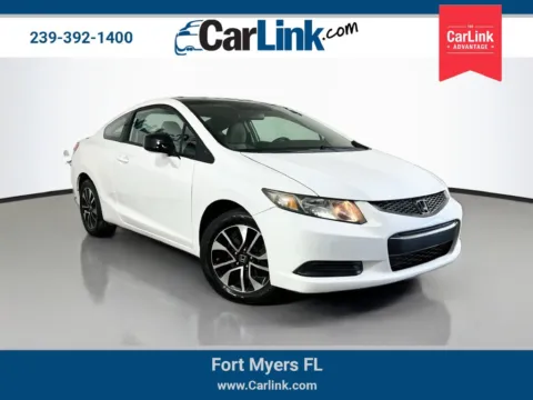 White 2013 Honda Civic EX for sale in Fort Myers, FL