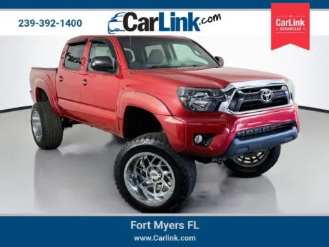 Red 2015 Toyota Tacoma PreRunner for sale in Fort Myers, FL
