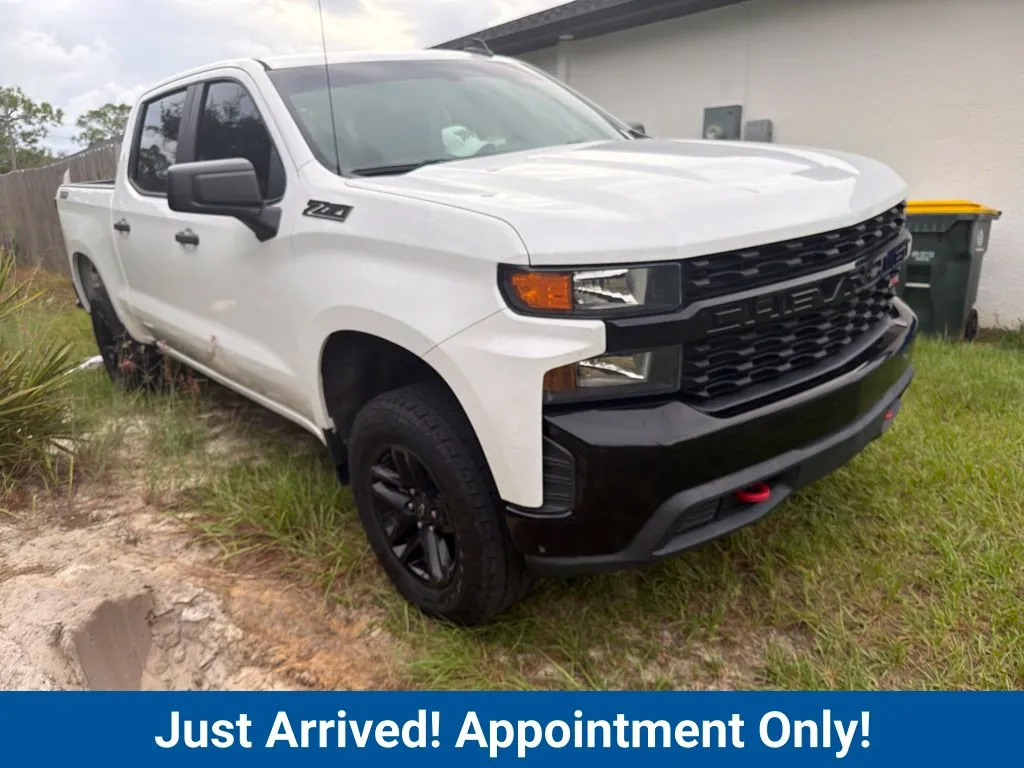 White 2020 Chevrolet Silverado 1500 Custom Trail Boss for sale in Fort Myers, FL