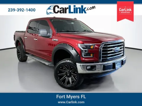 Red 2016 Ford F-150 XLT for sale in Fort Myers, FL