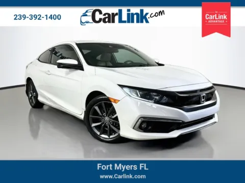 White 2020 Honda Civic EX for sale in Fort Myers, FL