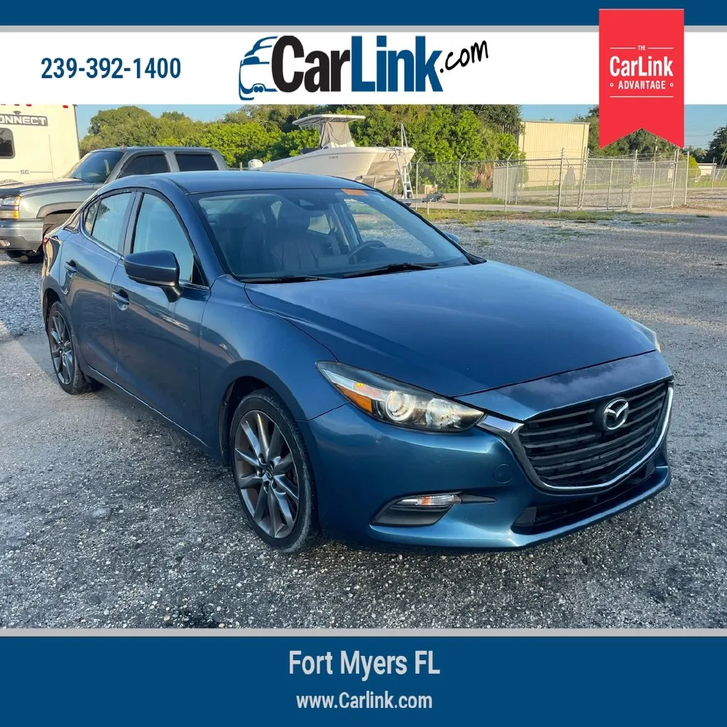 Blue 2018 Mazda Mazda3 Touring for sale in Fort Myers, FL