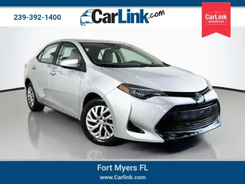 Silver 2018 Toyota Corolla LE for sale in Fort Myers, FL