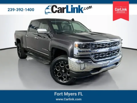 Gray 2016 Chevrolet Silverado 1500 LTZ for sale in Fort Myers, FL