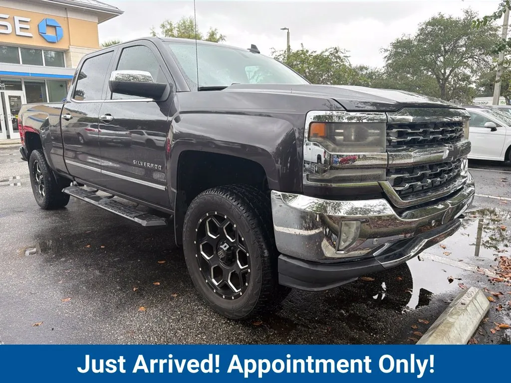 Gray 2016 Chevrolet Silverado 1500 LTZ for sale in Fort Myers, FL