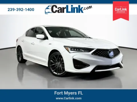 White 2019 Acura ILX Technology & A-Spec Packages for sale in Fort Myers, FL
