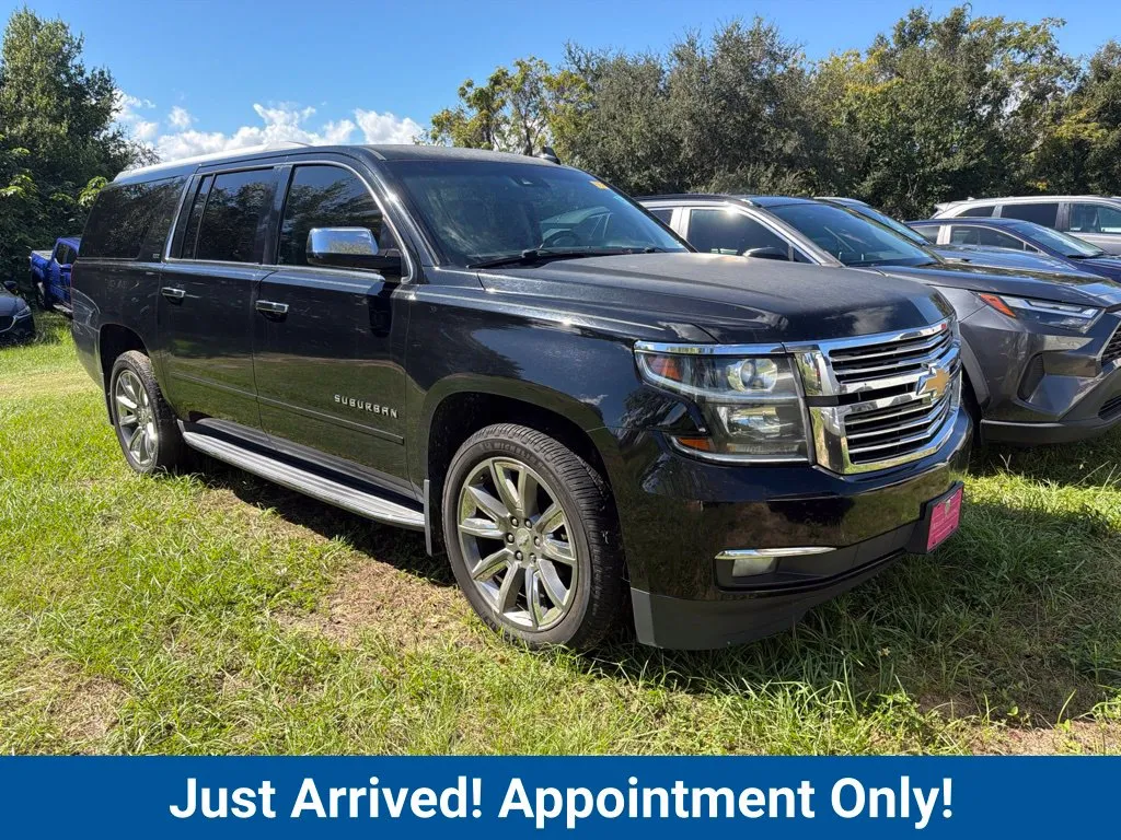 Black 2016 Chevrolet Suburban LTZ for sale in Fort Myers, FL