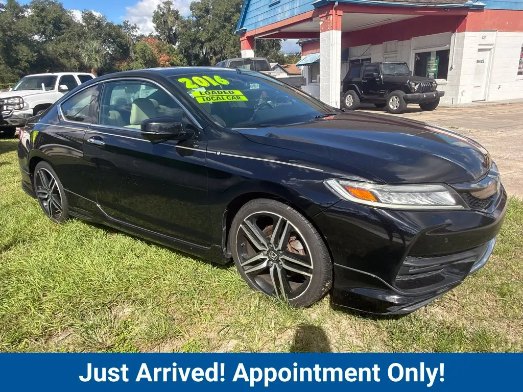 Black 2016 Honda Accord Touring for sale in Fort Myers, FL