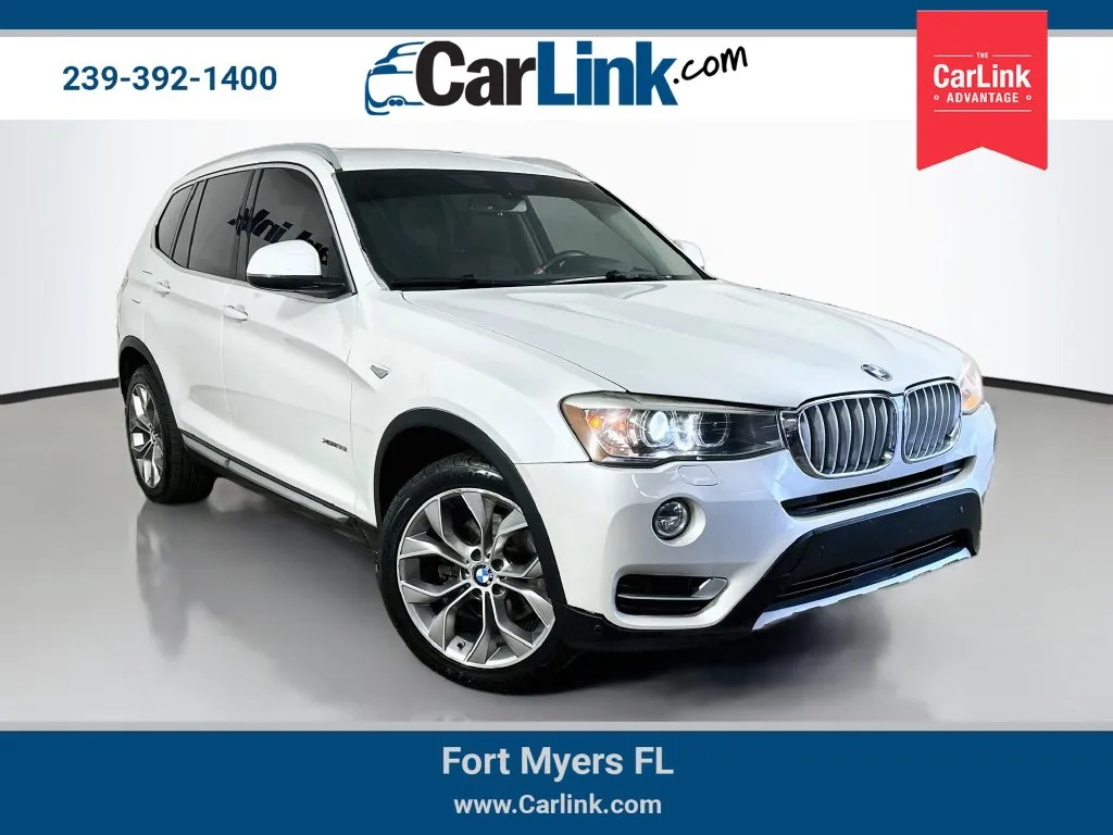 White 2016 BMW X3 xDrive35i for sale in Fort Myers, FL