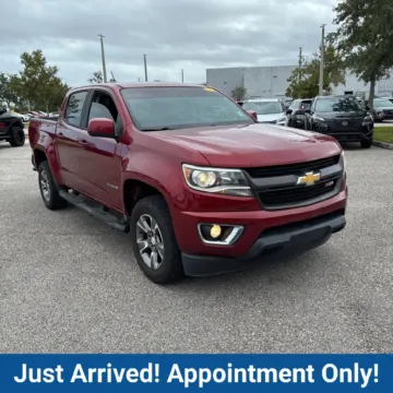 Red 2017 Chevrolet Colorado Z71 for sale in Fort Myers, FL