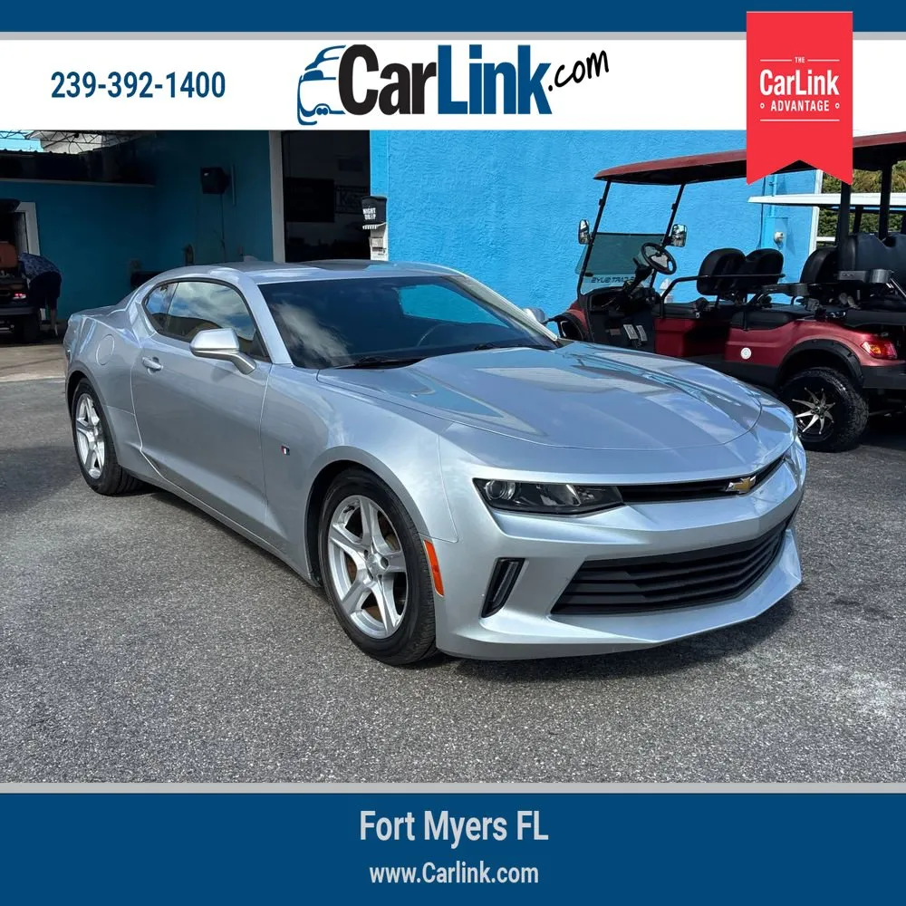 Silver 2017 Chevrolet Camaro 1LT for sale in Fort Myers, FL