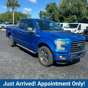 Blue 2016 Ford F-150 XLT for sale in Fort Myers, FL