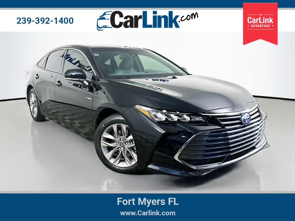 Black 2021 Toyota Avalon Hybrid XLE Plus for sale in Fort Myers, FL