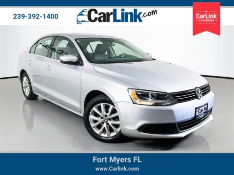 Silver 2014 Volkswagen Jetta 1.8T SE for sale in Fort Myers, FL