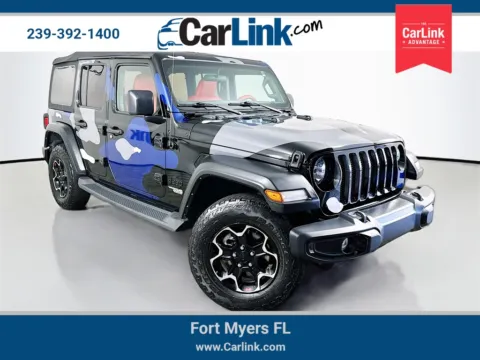 Black 2021 Jeep Wrangler Unlimited Sport S for sale in Fort Myers, FL