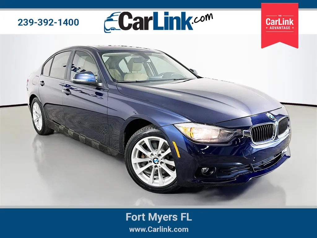 Blue 2017 BMW 3 Series 320i for sale in Fort Myers, FL