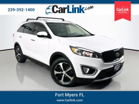 White 2018 Kia Sorento EX for sale in Fort Myers, FL