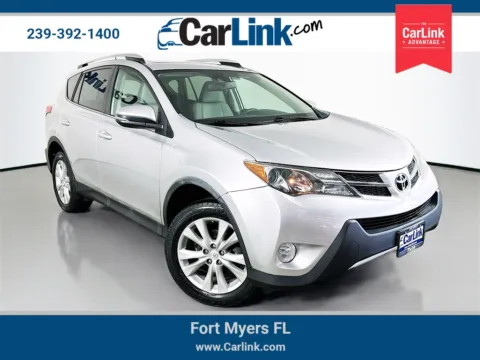 Silver 2015 Toyota RAV4 Limited for sale in Fort Myers, FL