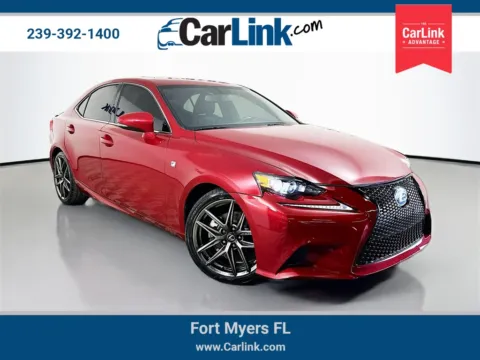 Red 2014 Lexus IS 250 for sale in Fort Myers, FL