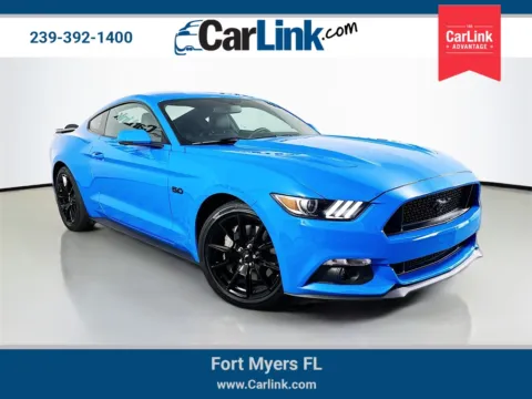 Blue 2017 Ford Mustang GT Premium for sale in Fort Myers, FL