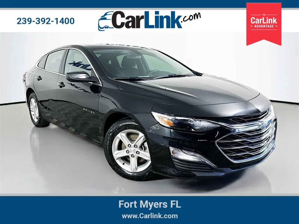 Black 2022 Chevrolet Malibu LS for sale in Fort Myers, FL