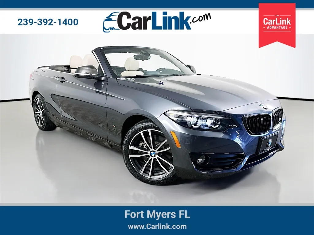 Gray 2018 BMW 2 Series 230i for sale in Fort Myers, FL