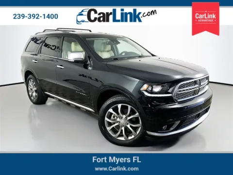 Black 2016 Dodge Durango Citadel for sale in Fort Myers, FL