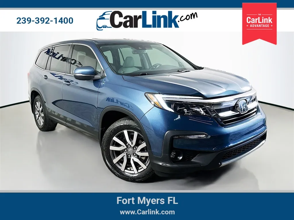 Black 2021 Honda Pilot EX-L for sale in Fort Myers, FL