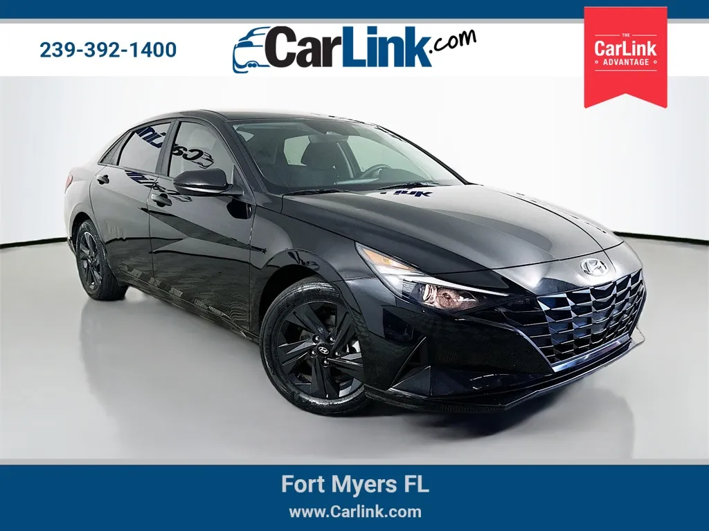 Black 2022 Hyundai Elantra SEL for sale in Fort Myers, FL