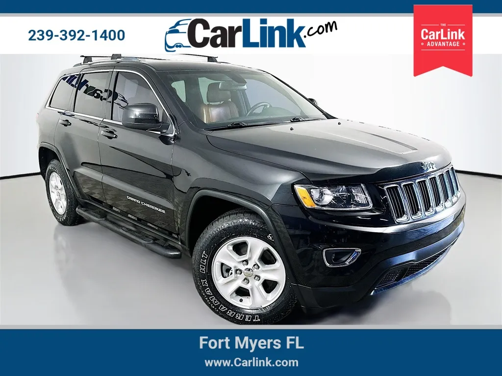 Black 2015 Jeep Grand Cherokee Laredo for sale in Fort Myers, FL