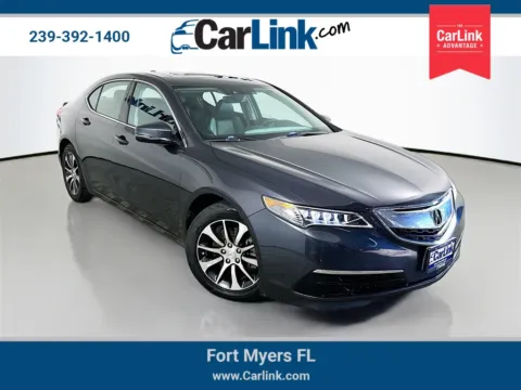 Gray 2015 Acura TLX Tech for sale in Fort Myers, FL