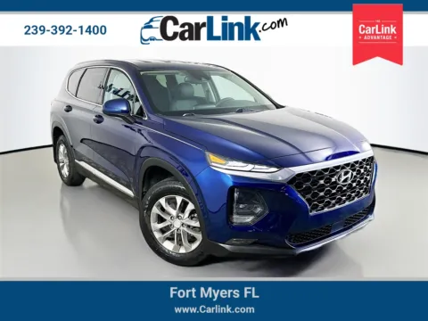 Blue 2020 Hyundai Santa Fe SEL for sale in Fort Myers, FL