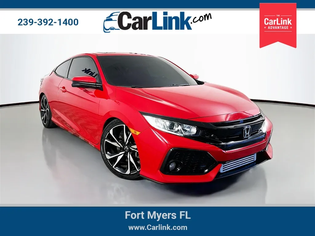 Red 2019 Honda Civic Si for sale in Fort Myers, FL